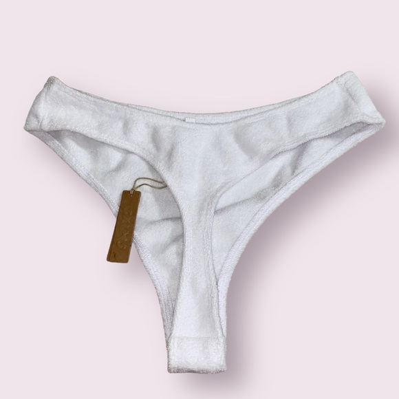 SKIMS LIMITED EDITION Terry Toweling Thong - XL - Marble (white) - Super RARE! - Picture 5 of 7